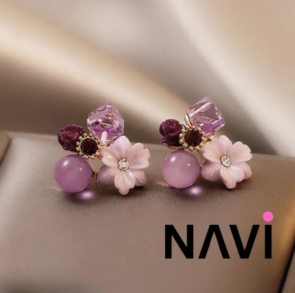 Lilac Bloom Earring